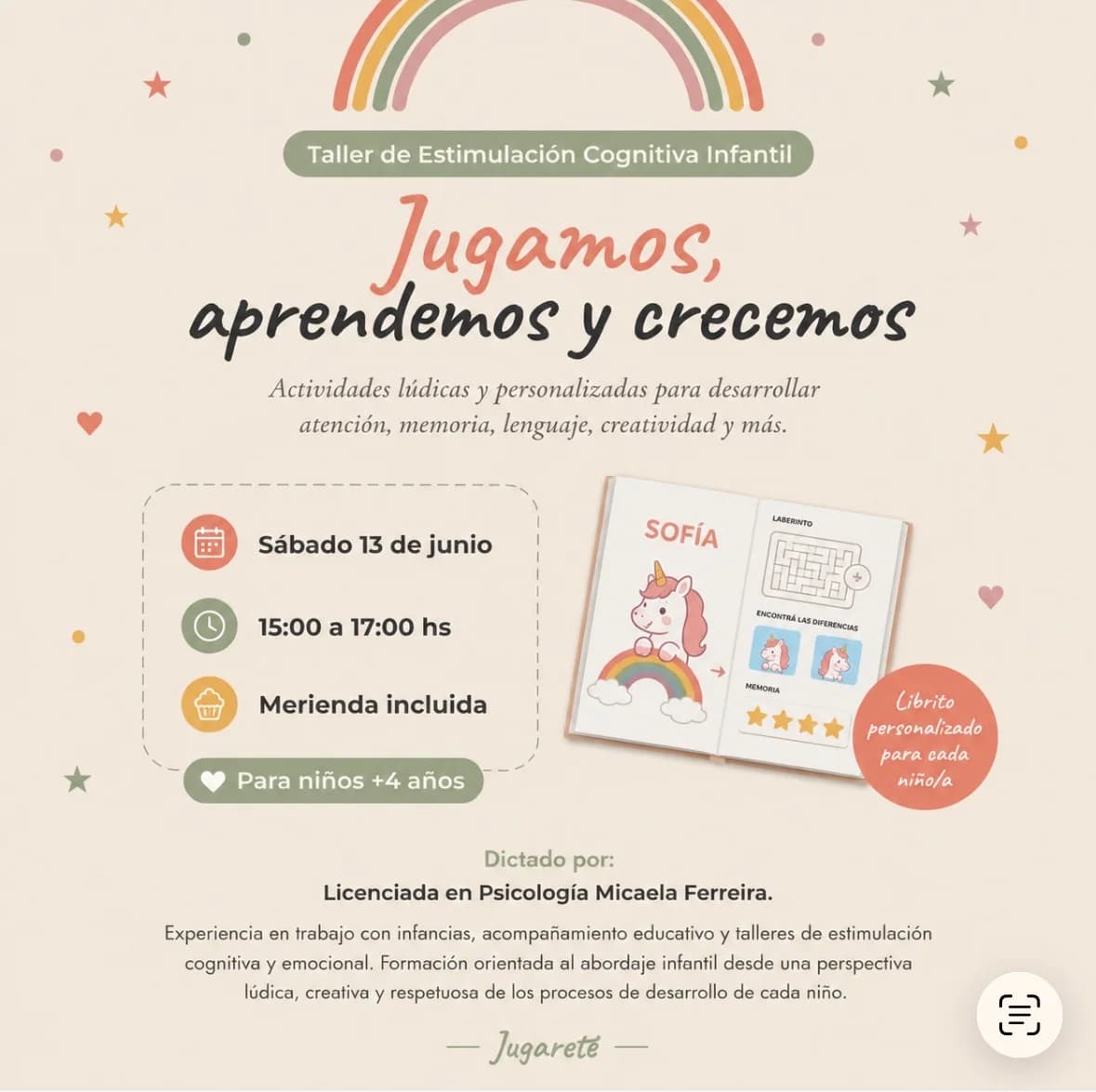 Taller de Estimulación Cognitiva Infantil