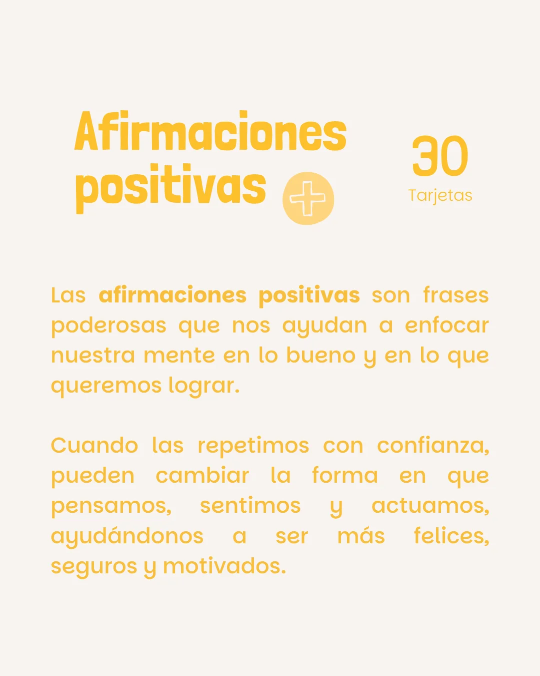 Sets de tarjetas de afimaciones positivas miniatura 2