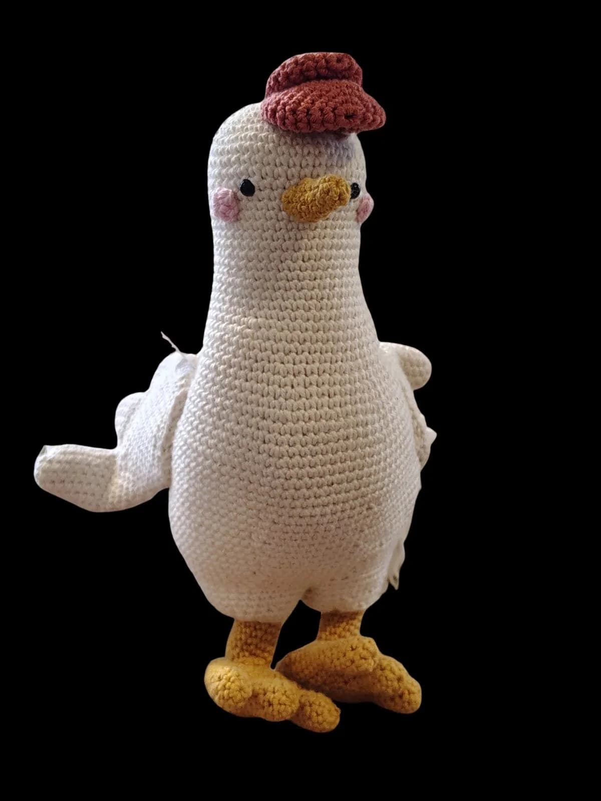 Gallina de crochet apego